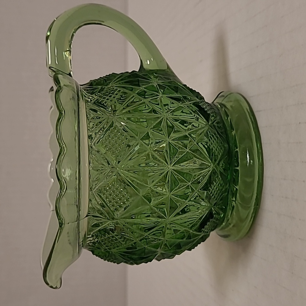 Vintage Cut Glass Creamer